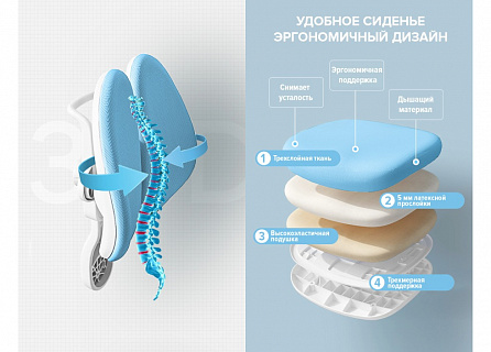 Фото: Кресло детское Everprof Kids 101 | Эверпроф Кидс 101, пиастра, 2D подлокотники, съемный чехол 6