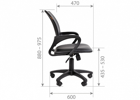 Фото Кресло офисное CHAIRMAN 696 ЭКО, топ-ган, экокожа () 5