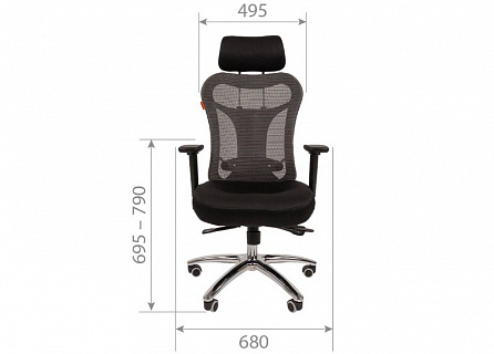 Фото Кресло компьютерное CHAIRMAN 769, синхромеханизм, sipro, 3D подлокотники, cетка TW 4