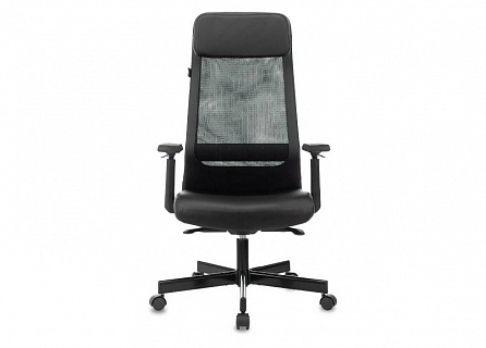 Фото Кресло компьютерное T-995/BLACK, синхромеханизм, экокожа 2
